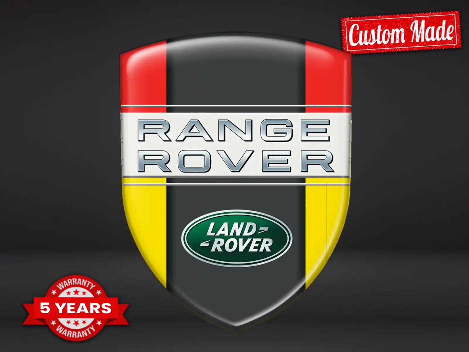 Land Rover Parabrisas Autos Carreras Estrella Estilo Minimalista